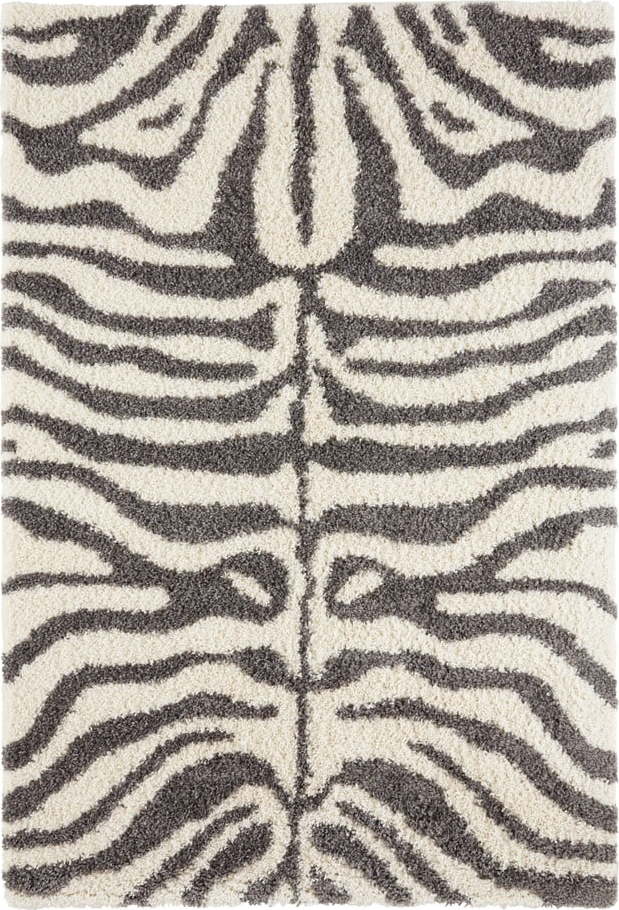 Šedý/béžový koberec 230x160 cm Striped Animal - Ragami Ragami