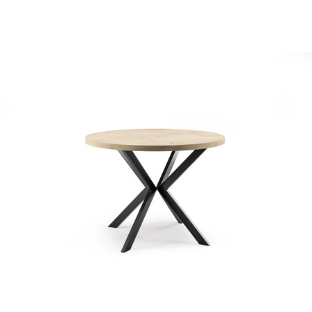 Jídelní stůl ELA 120 cm - dub sonoma/černá T-TABLE
