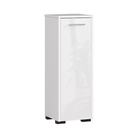 Koupelnová skříňka FIN S30 - bílá/bílá lesk Akord