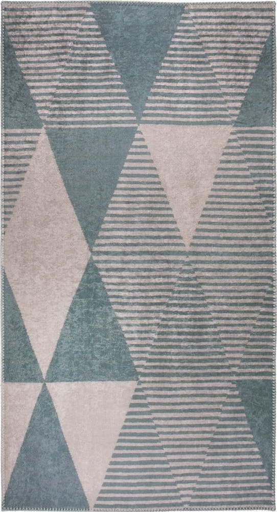 Modrý pratelný koberec 50x80 cm – Vitaus Vitaus