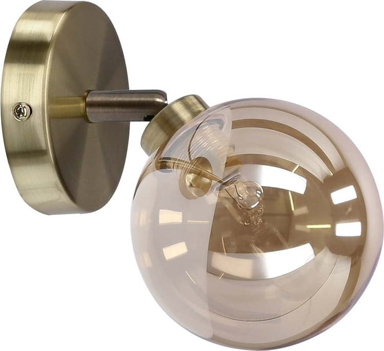 Nástěnné svítidlo v bronzové barvě ø 10 cm Rodia – Candellux Lighting Candellux Lighting