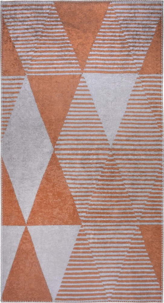 Oranžový pratelný koberec 80x150 cm – Vitaus Vitaus