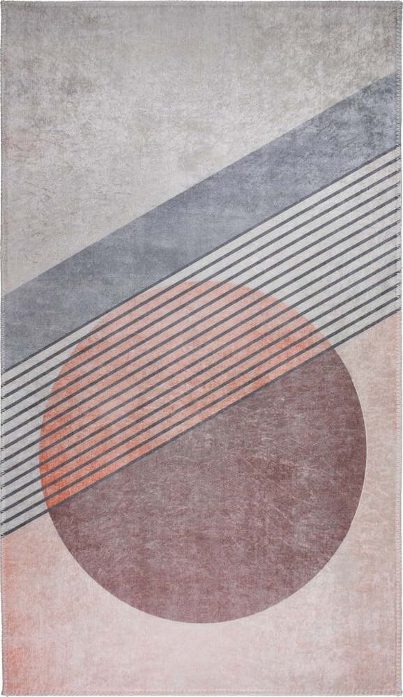 Pratelný koberec ve světle růžovo-šedé barvě 160x230 cm – Vitaus Vitaus