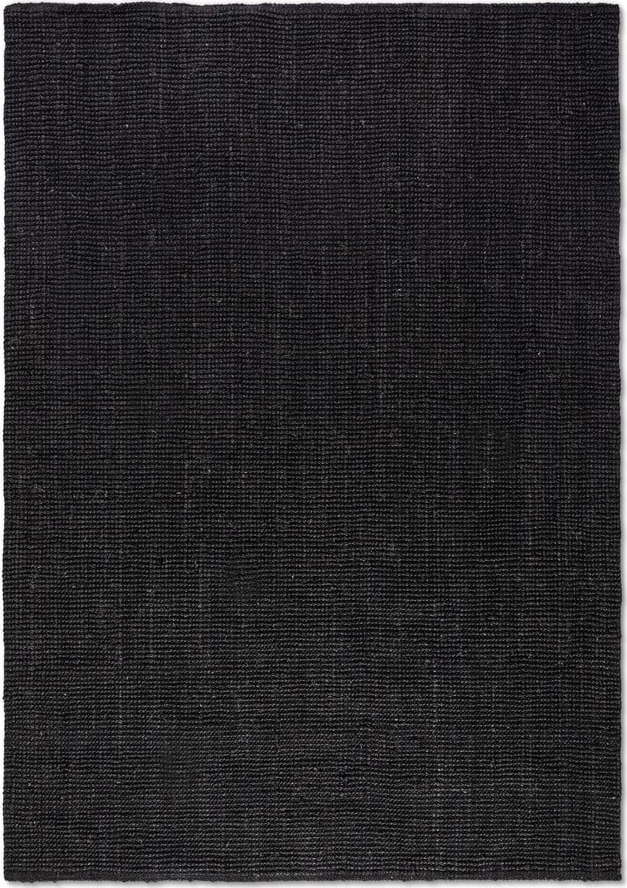 Černý jutový koberec 190x280 cm Bouclé – Hanse Home Hanse Home