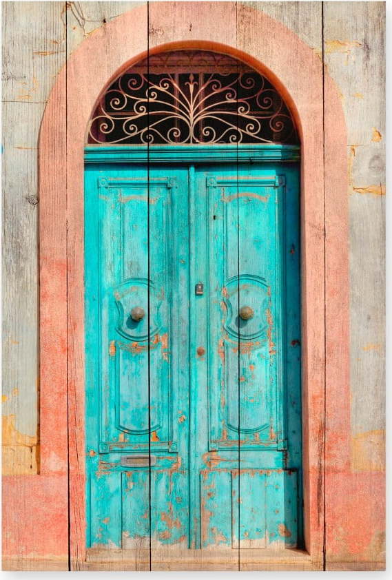 Dřevěná cedule 40x60 cm Door – Really Nice Things Really Nice Things