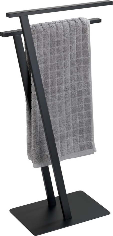 Matně černý ocelový stojan na ručníky Lirio – Wenko WENKO