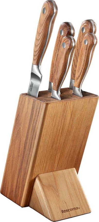 Sada nožů se stojanem 5 ks Feelwood – Tescoma Tescoma