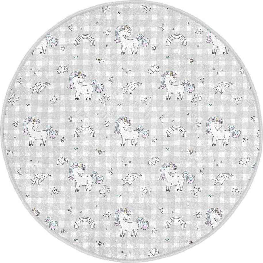 Světle šedý dětský koberec ø 100 cm Comfort – Mila Home Mila Home