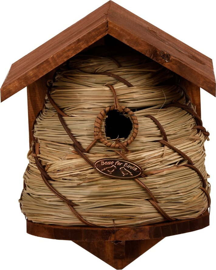 Dřevěná/z rákosu ptačí budka Hive – Esschert Design Esschert Design