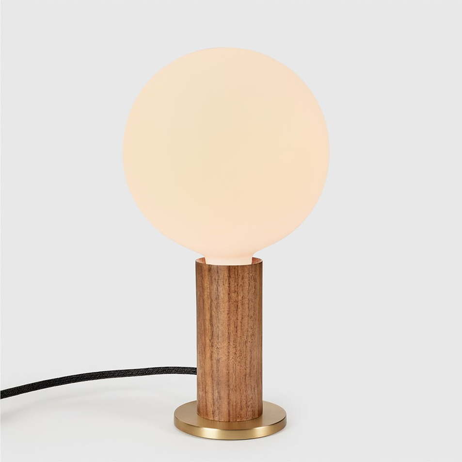 Hnědá stmívatelná stolní lampa (výška 28 cm) Knuckle – tala Tala