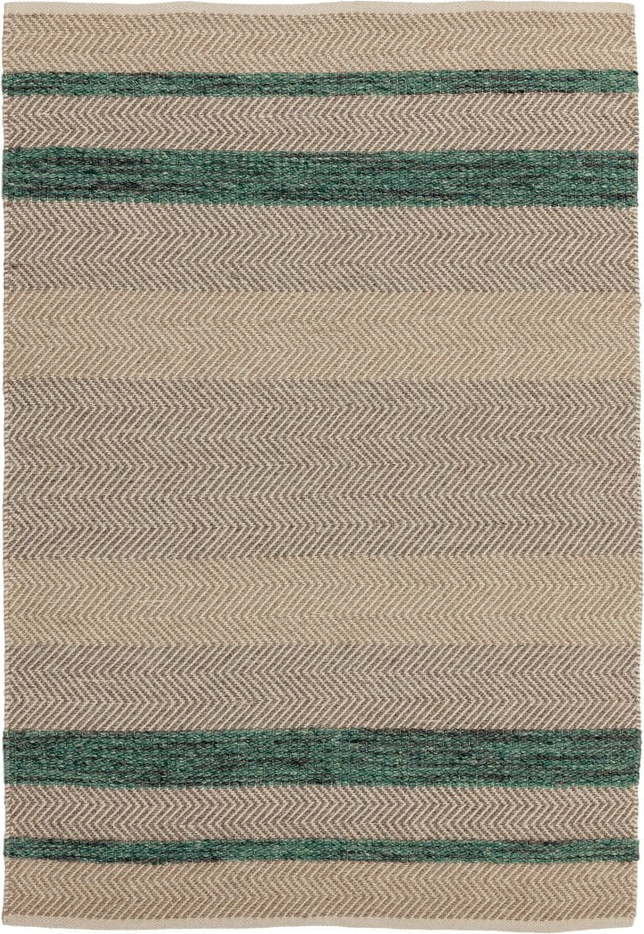 Hnědo-zelený koberec Asiatic Carpets Fields