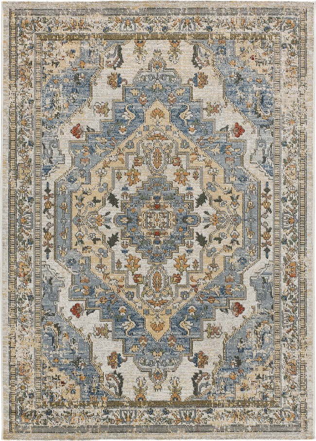 Modro-béžový venkovní koberec 80x150 cm Luna Blue – Universal Universal