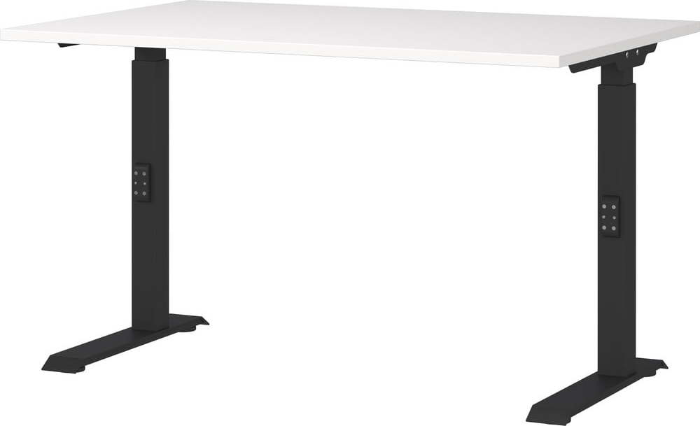 Pracovní stůl s nastavitelnou výškou s bílou deskou 80x120 cm Downey – Germania Germania