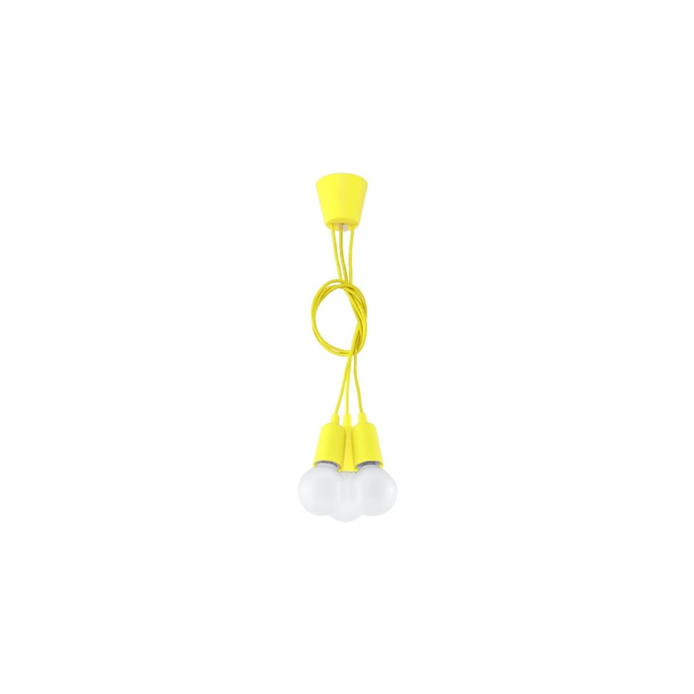 Žluté závěsné svítidlo ø 15 cm Rene – Nice Lamps Nice Lamps
